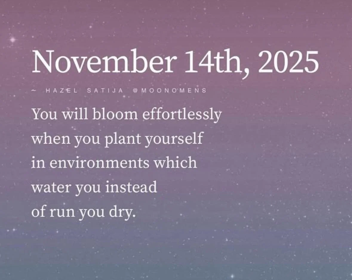 Reflect on where you spend your time, and with whom. 🩵✨