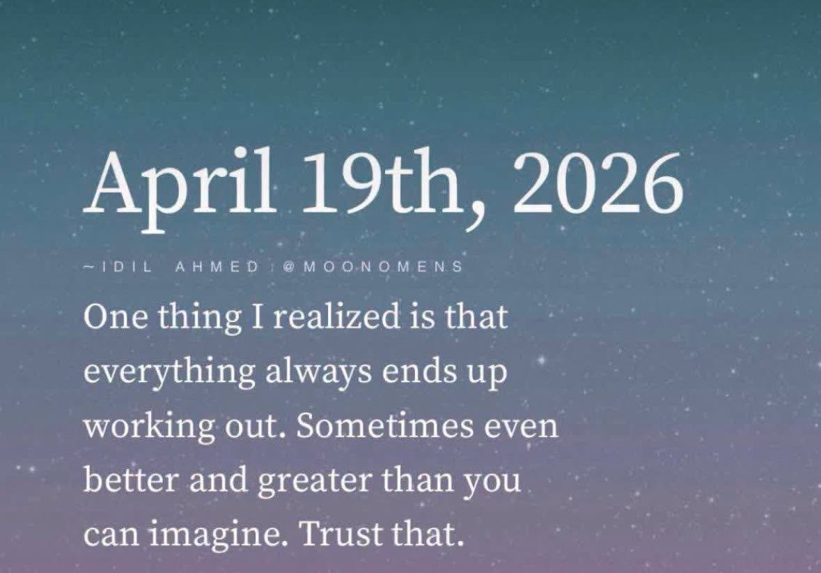 It&rsquo;ll all work out. 🩵✨🩵✨