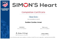 Sudden Cardiac Arrest Certificate (SIMON'S Heart)