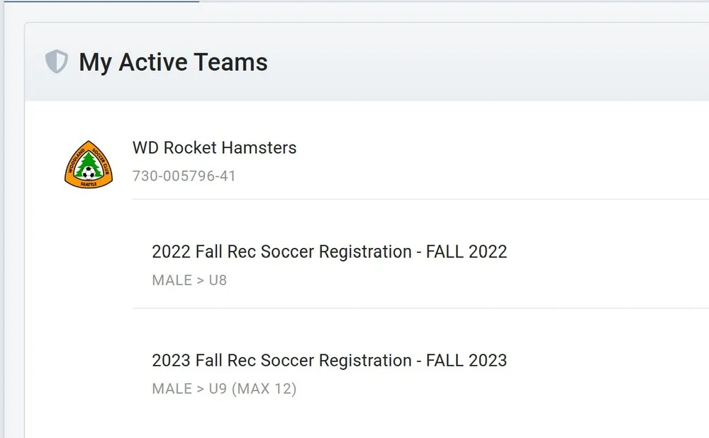 Demosphere Roster Example Woodland Soccer Club (Seattle) | Demosphere Tips