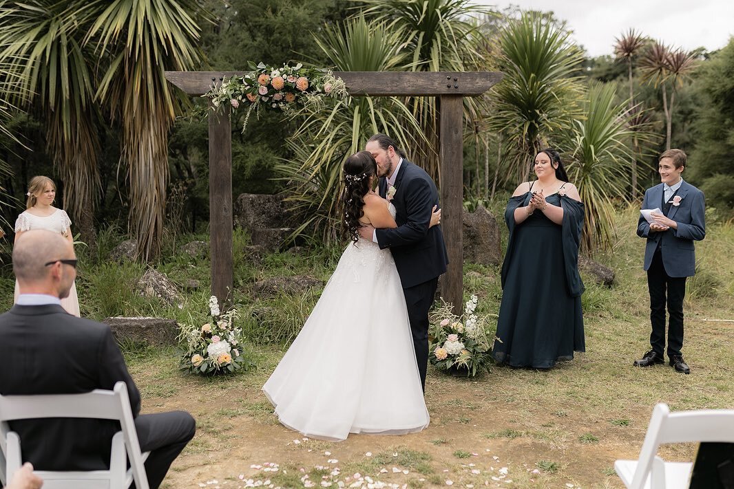 Let the celebration begin 💕. Starting at the ceremony we provide archway flowers and petals for confetti.