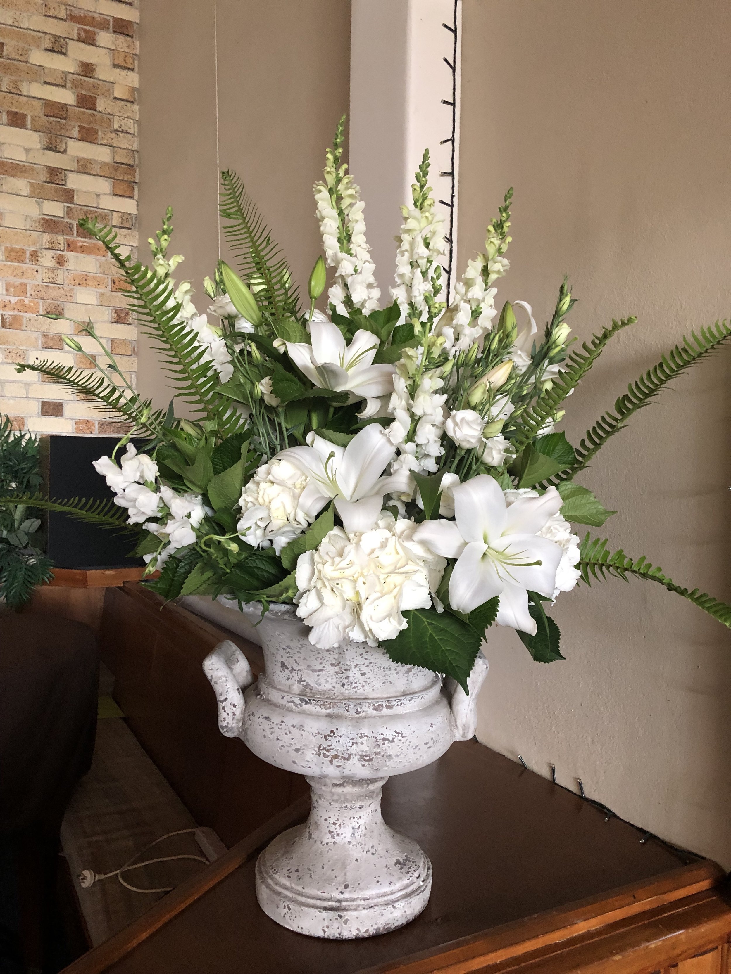 Urn with Arrangement