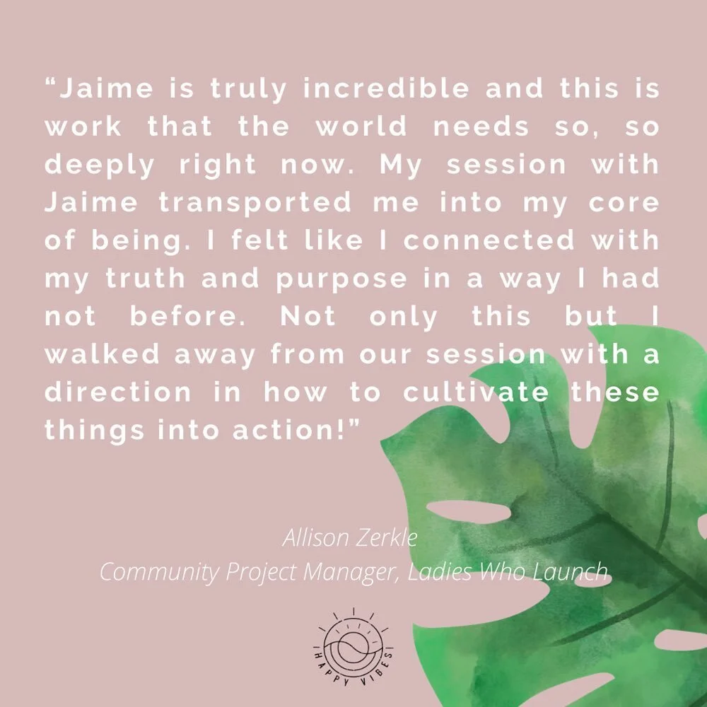 Feeling grateful for the people who have come into my life like @allisonzerkle and you. Yes, you. ✨😉🙏🏽
You are here reading this for a reason. Maybe you are looking for answers, you&rsquo;re drawn to speaking your truth, or you want to feel inner peace no matter what&rsquo;s going on around you. Whatever it is that your heart and soul are seeking, know that this is a safe, supportive, uplifting and empowering space for you. 😉 The journey is not easy, I know. That&rsquo;s why we&rsquo;re doing the work together. Raising our vibrations together. Daring to belief that our life and our world deserves a brighter future than what we are allowing for right now. One breath at a time. One thought at a time. You are magical. ✨
If these words speak to you, I encourage you to enjoy a free Joyfully Fulfilling workshop. Yes, free. Download your personal audio and creative worksheet with the link in bio or head over to www.Jaime Komer.com. 
Love and light to you, friend. ✨
#shineyourlight #happyvibes #wellbeing #freeworkshop #intution #2021