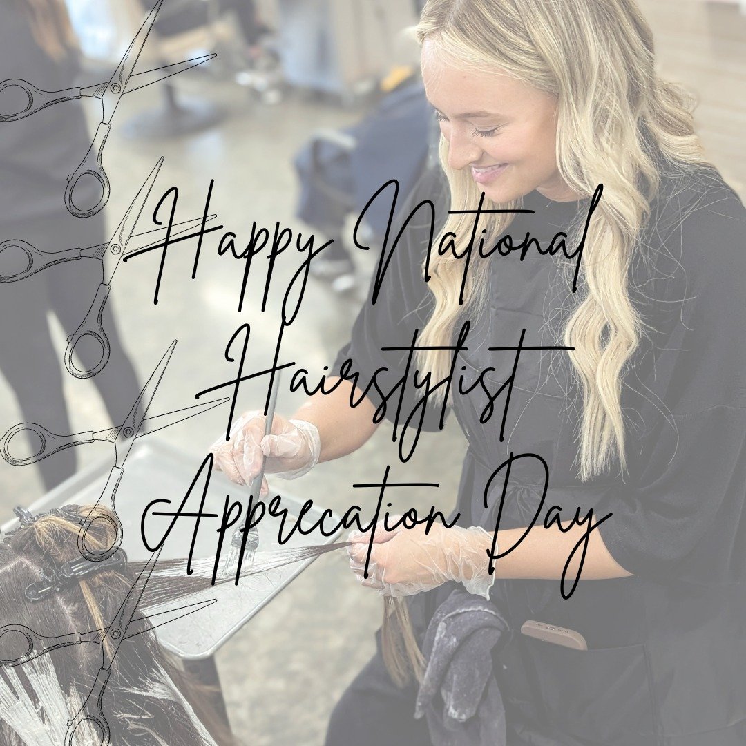 Happy National Hairstylist Day! 🌟 Today, we're sending a huge shoutout to all the amazing hairstylists who bring creativity and passion to their craft every single day. 💇&zwj;♂️💇&zwj;♀️ As a beauty school, we're especially grateful for your dedica