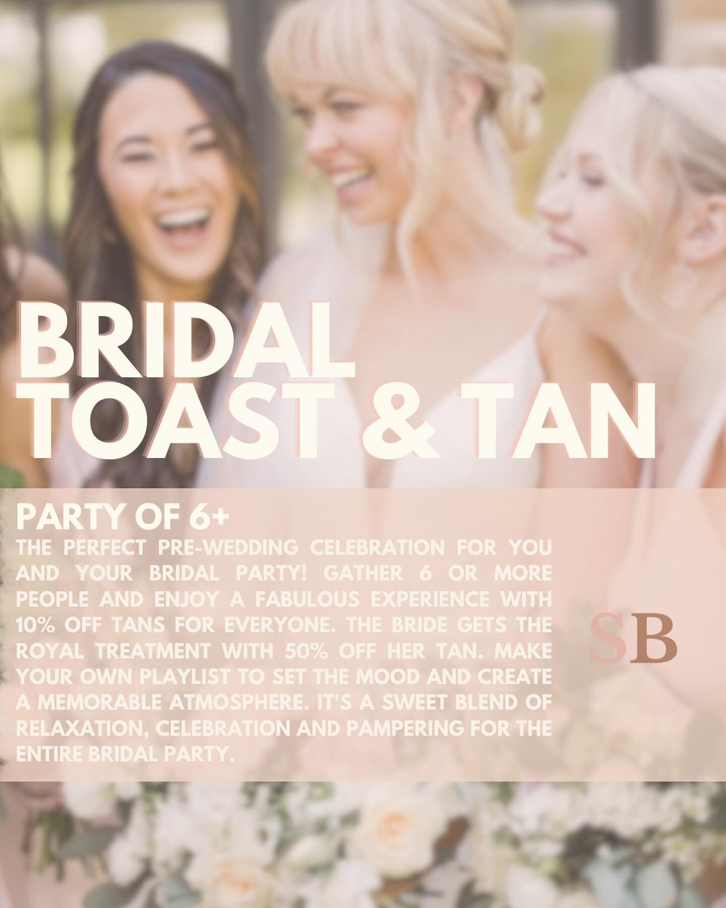 Wedding season is around the corner, and we&rsquo;re SO EXCITED to celebrate with you 💖

INTRODUCING: BRIDAL TOAST &amp; TAN
To book: email - ashley@sweetlybronzed.com

#columbusbride #columbusbrides #614bride #columbusweddings #columbuswedding #col