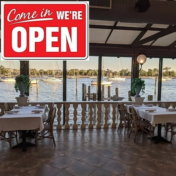 We're back up and running! We've converted our waterfront terrace to an open air patio. Come check it out or visit us in our outdoor garden cafe. Reserve online or call 718-332-8494. Looking forward to seeing you soon!

#wereback #seeyousoon #waterfrontdining #ilfornettobklyn #sheepsheadbay #brooklyn