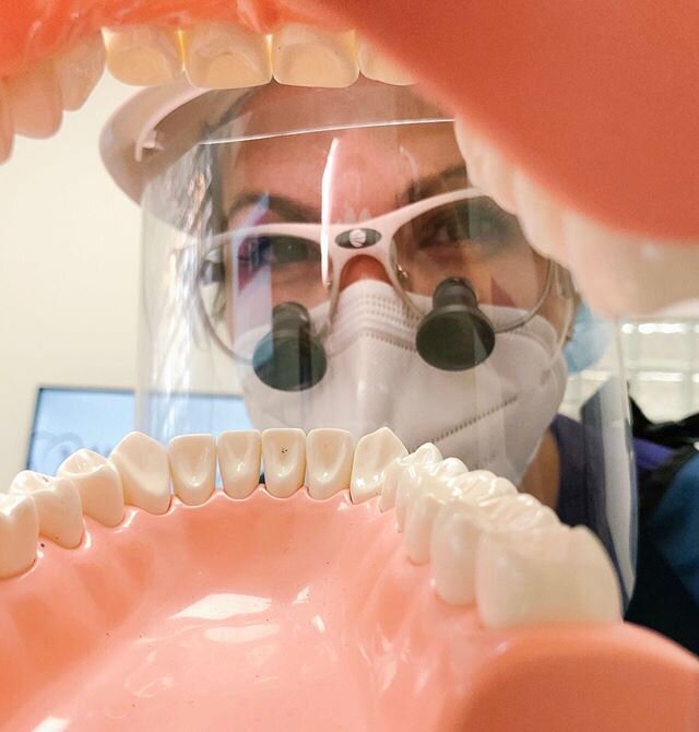 Open wiiiiiide.... Just in case anyone was wondering what the view's like from the inside of your mouth during your appointment!