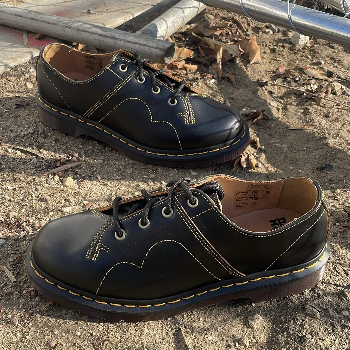 Dr Marten Black Church Vintage Monkey Boots
