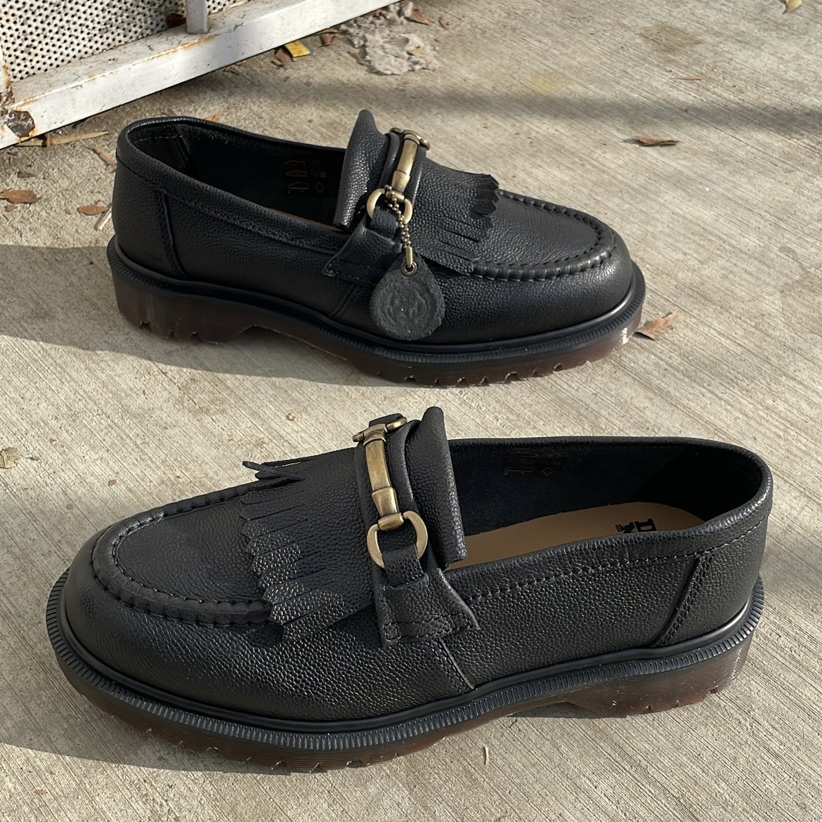 Smooth Leather Kiltie Loafers Martens Adrian Snaffle Loafer In