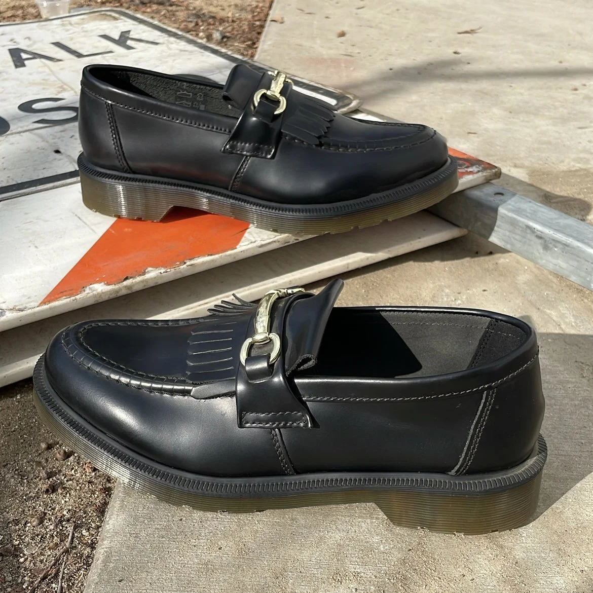 Mens Dottor Martens Adrian Men's Shoes Martens Adrian Mono Tassel - Main Image