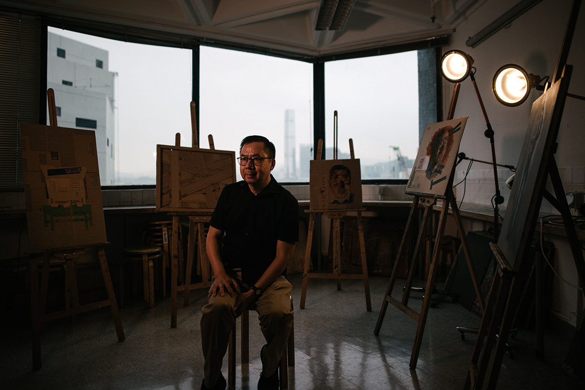 【專訪】天文台台長變藝術學生　李本瀅在紙皮上再現香港