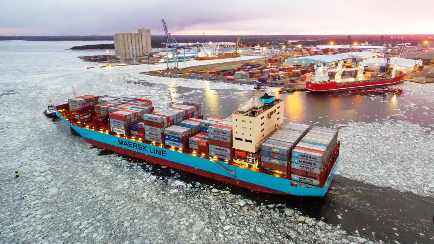 Maersk S New Feeder Container Ships Are The Largest In The Baltic