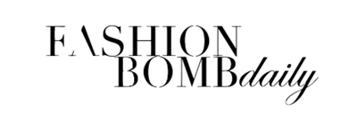 Text reading 'Fashion Bomb Daily' with a stylized font.