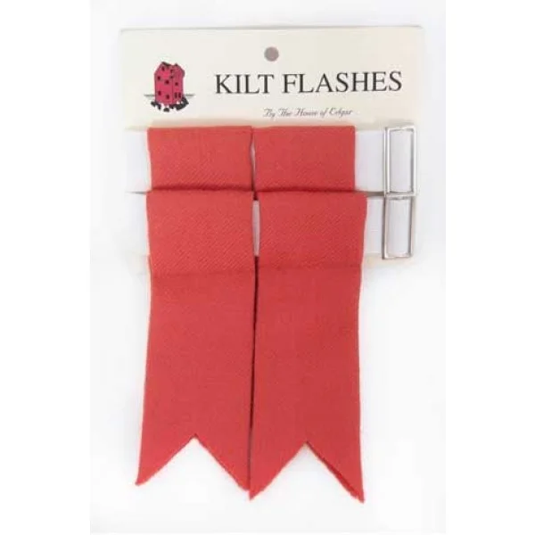 thumbnail image 2 of TC Men’s Kilt Sock Flashes – Air Force Blue Tartan – Scottish Kilt Hose Flashes, Size L, Acrylic Wool 2 of 4