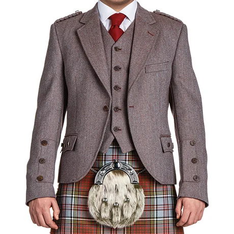 Russet Tweed Outfit Heavyweight Standard from Slanj Kilts