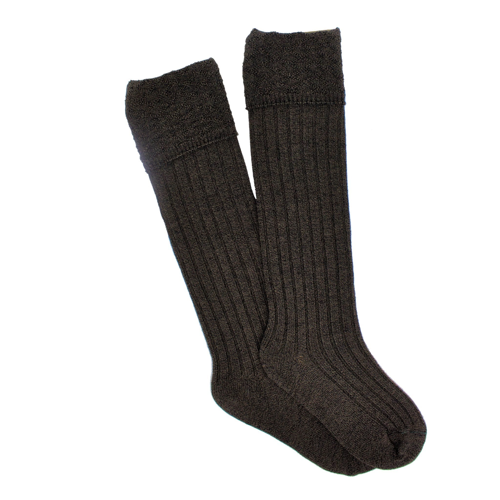 Peat Brown Pentland Luxury Kilt Socks from Slanj Kilts