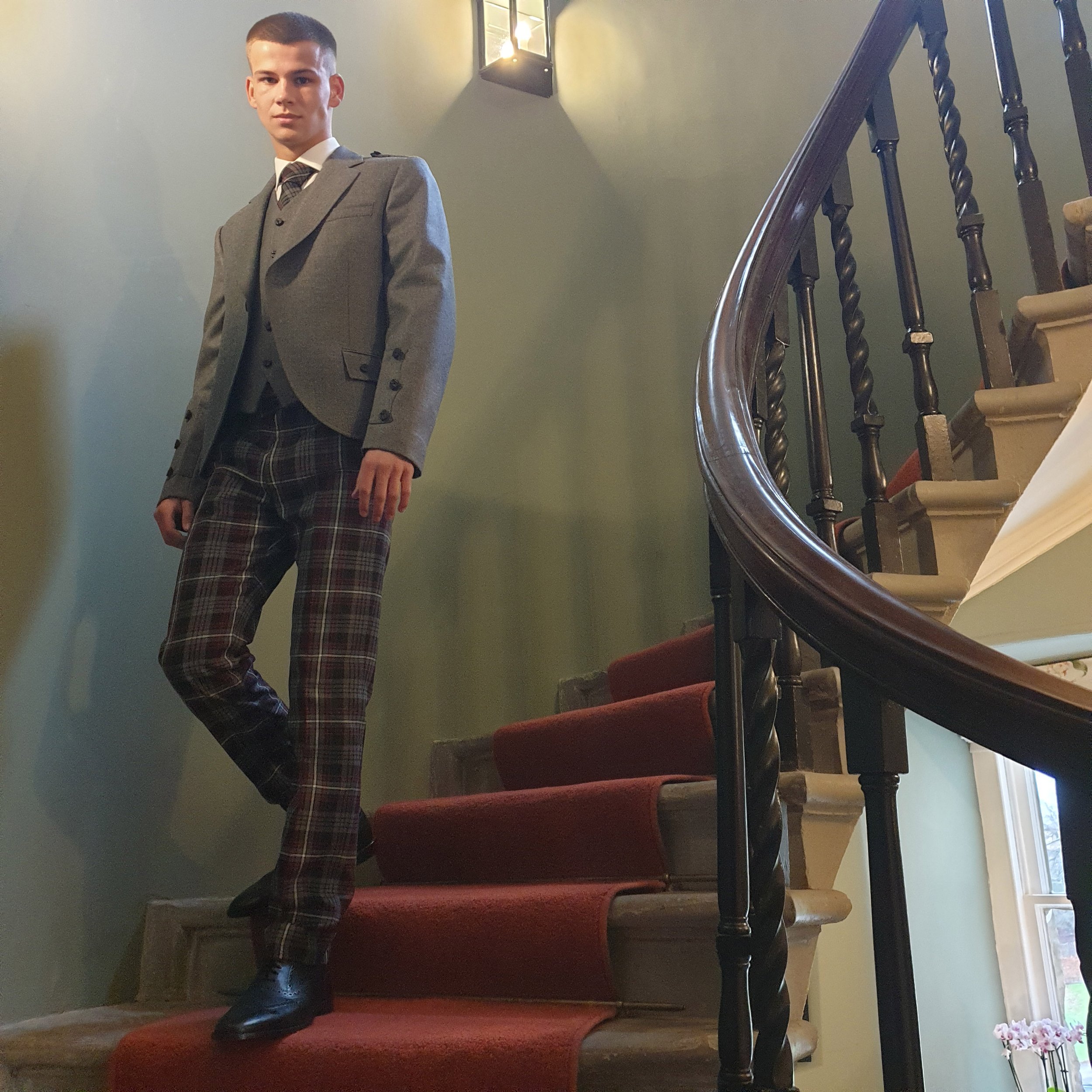 What jacket to wear with a pair of tartan trousers  Andrew Brookes