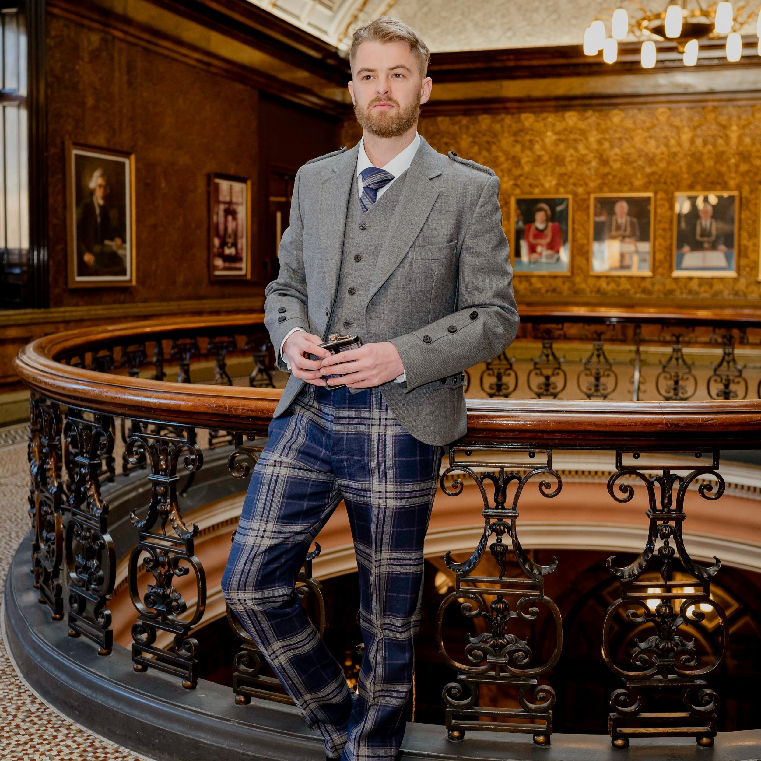Aggregate more than 79 tartan trousers mens wedding - in.cdgdbentre