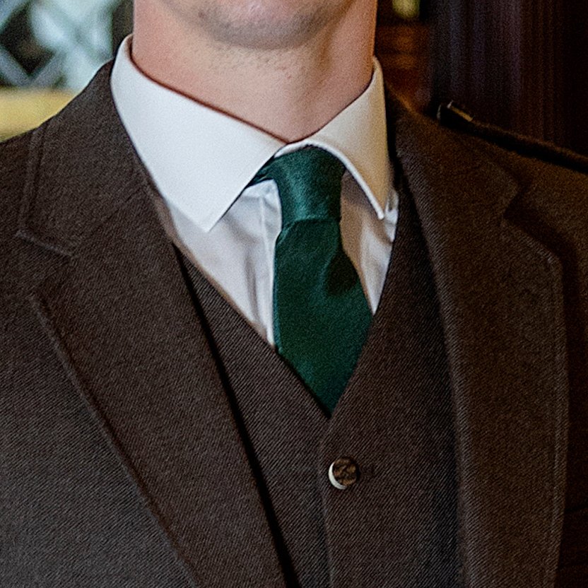 Plain Wool Standard Ties