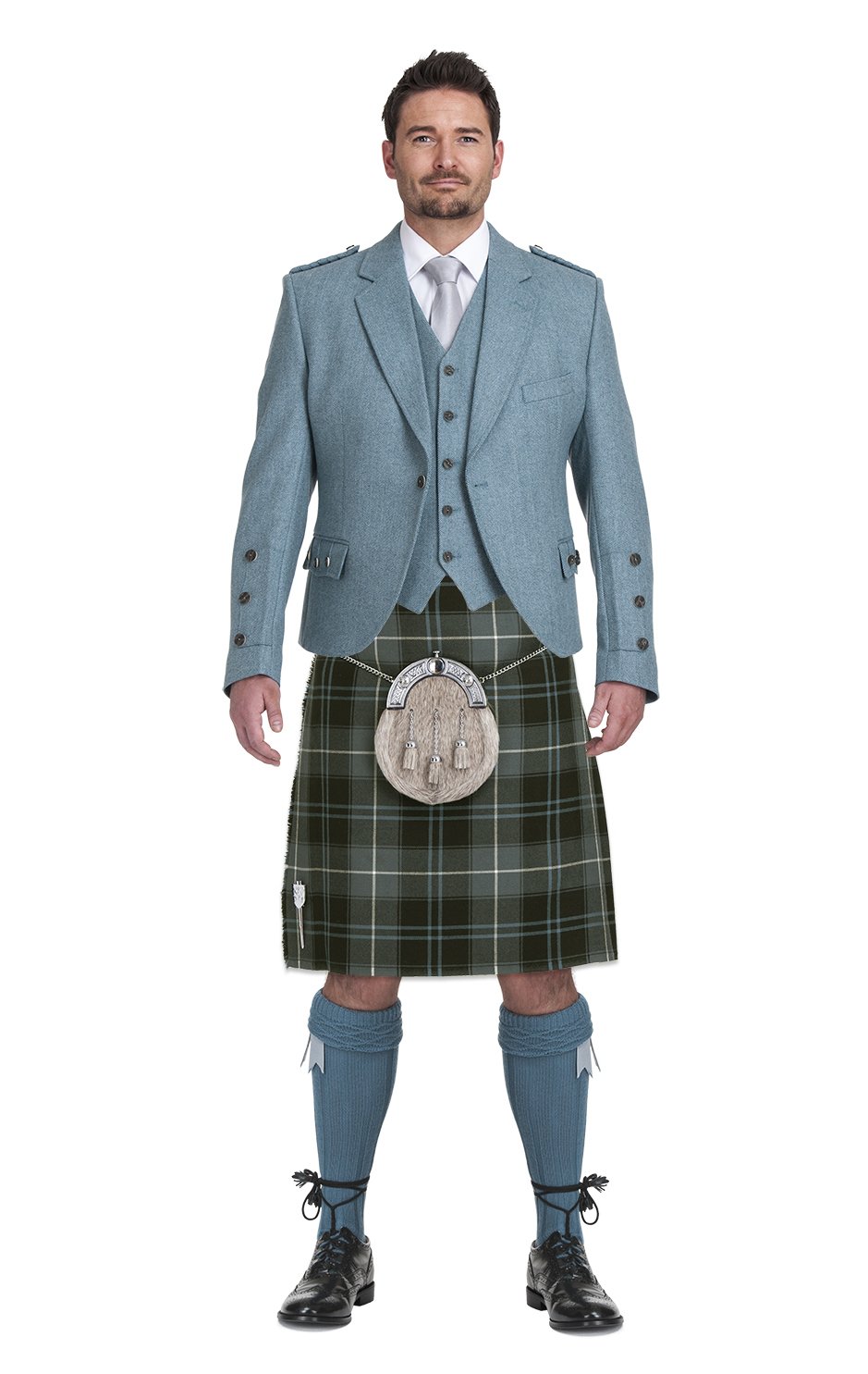 Weathered Patriot with Lovat Blue Jacket