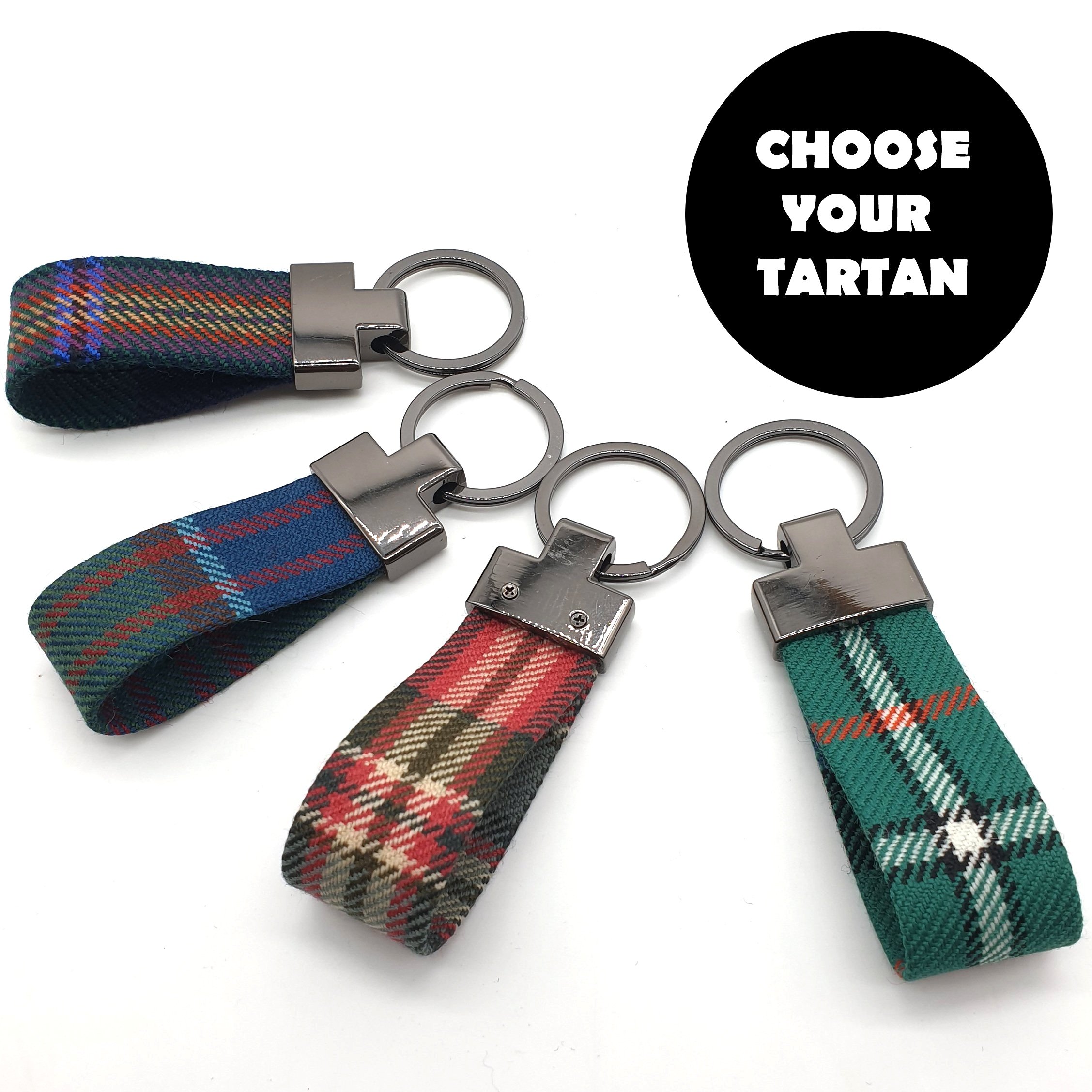 Keyrings in Your Choice of Tartan