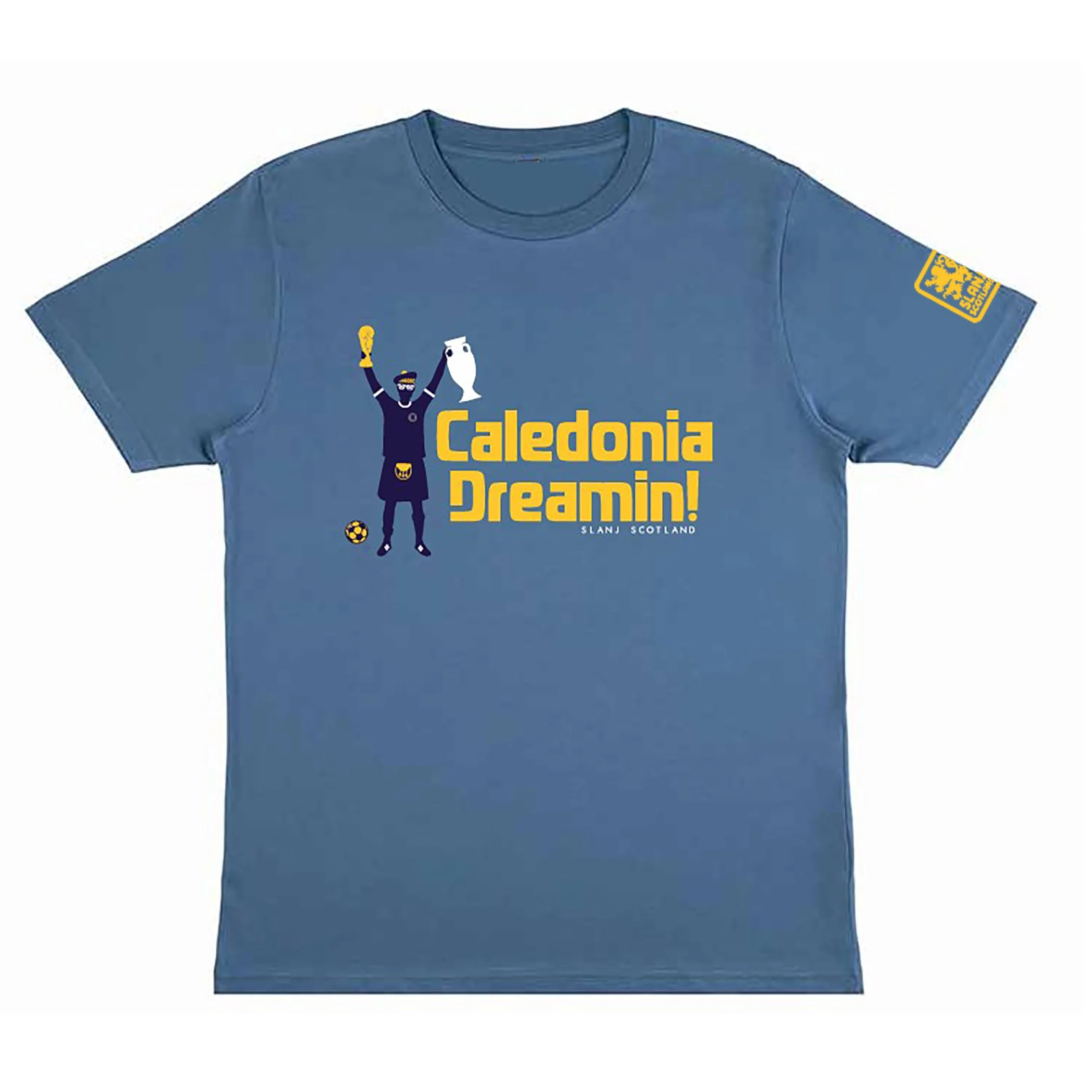 Caledonia Dreamin Football T Shirt From Slanj Kilts caledonia-dreamin-football-t-shirt-from-slanj-kilts