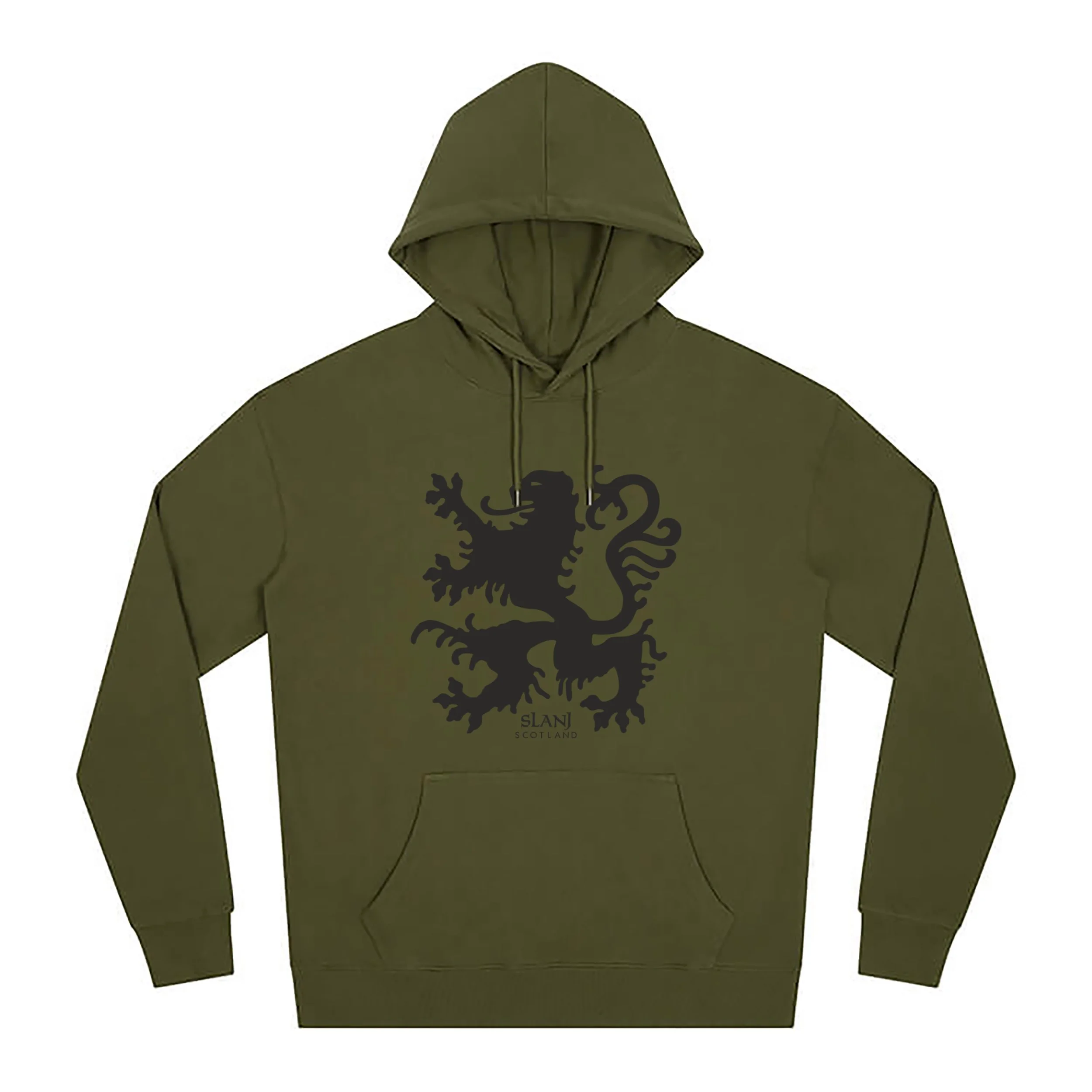 Campbell Ancient 01 Tartan Hoodie - Lion Rampant And Celtic Thistle Style