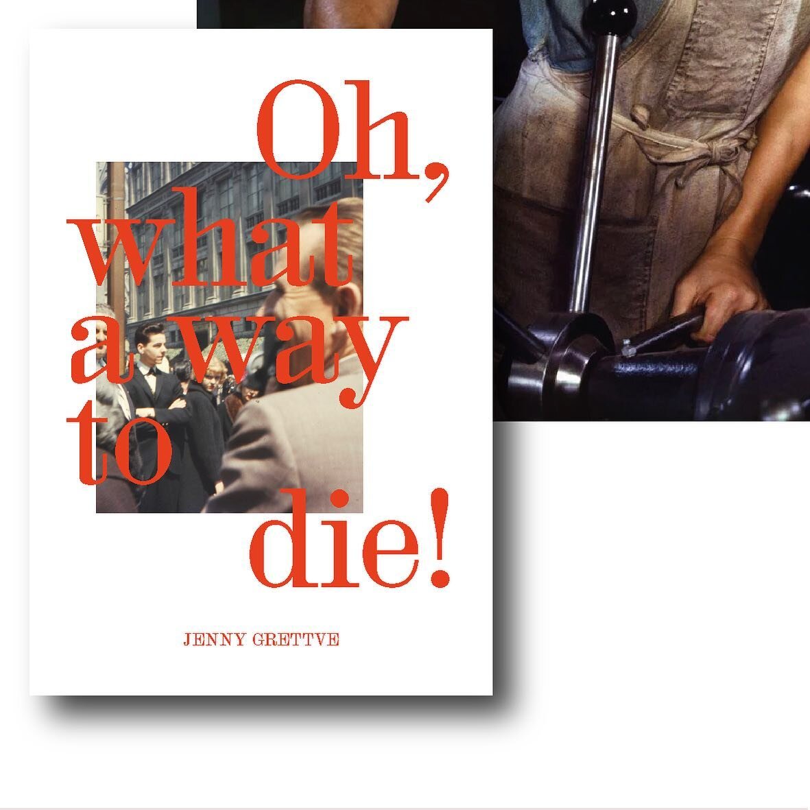 So very happy to share my new book! Will be found on andthekiosk.com soon🔜

&lsquo;Oh, what a way to die!&rsquo; is a brief exploration of modern manhood. Deteriorated ideas of masculinity &ndash;where self interest and profit are more desirable tha