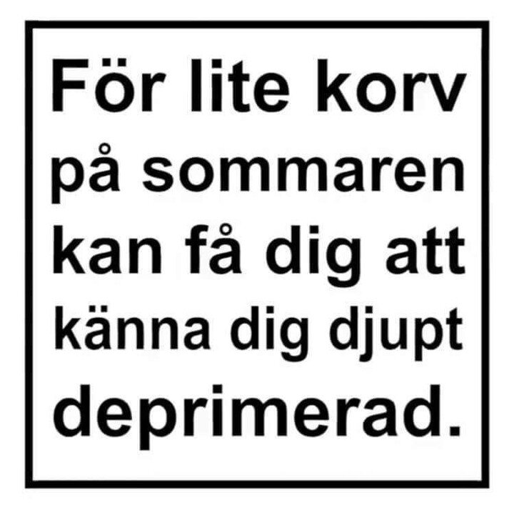 Exakt d&aring; &auml;r det...🌭🌭🌭 d&auml;rf&ouml;r har vi b&aring;de smala och tjocka grillkorvar, allt f&ouml;r att hj&auml;lpa er ur korvdeppen...v&auml;lkomna ut till oss I R&auml;vninge...kolla bara innan ni kommer s&aring; vi &auml;r hemma...?