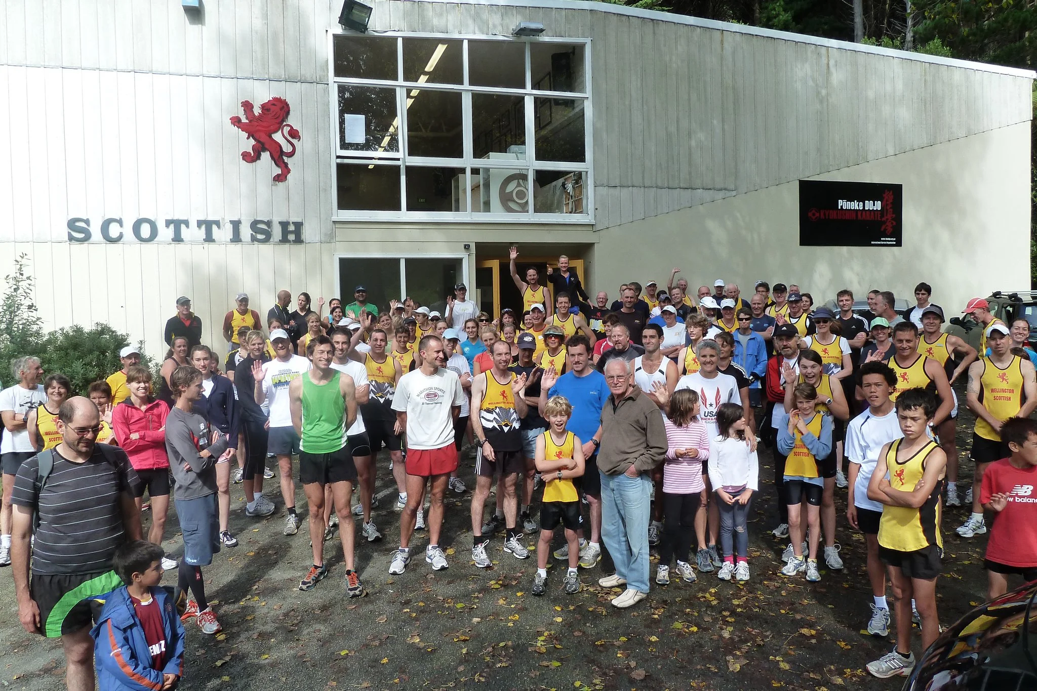Scottish Clubhouse, start of the Harrier Season, 2011