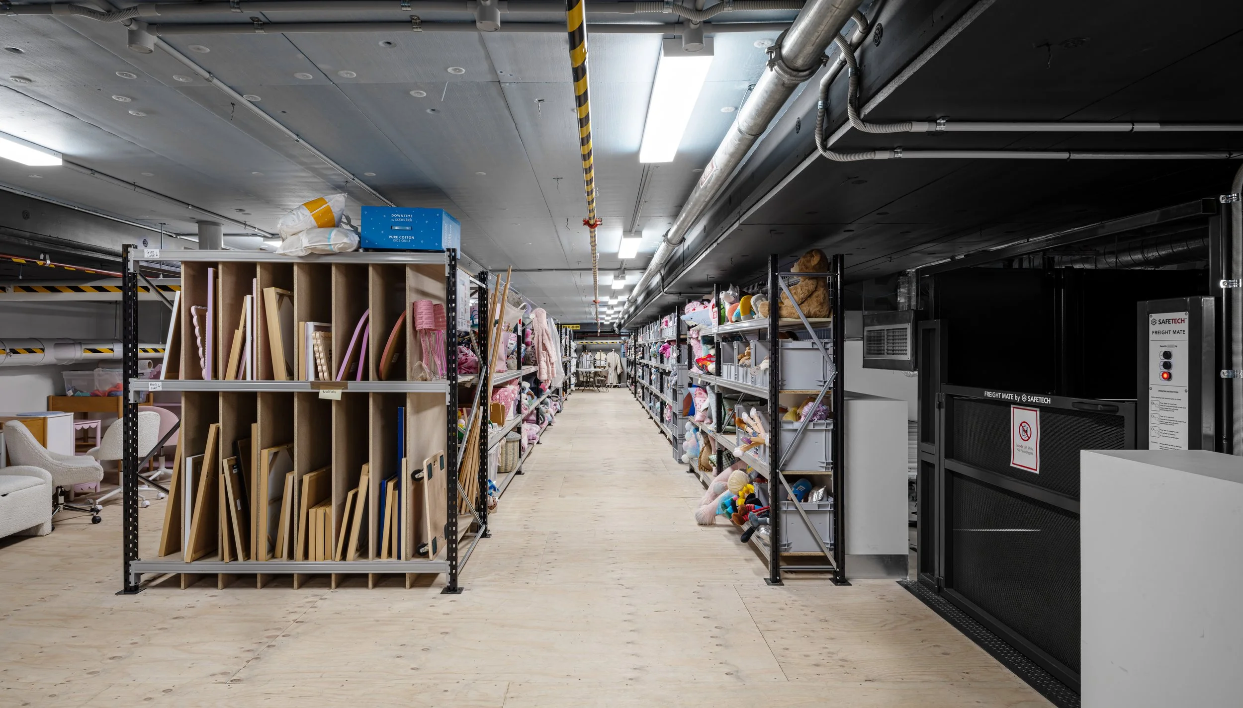  Storage on mezzanine 