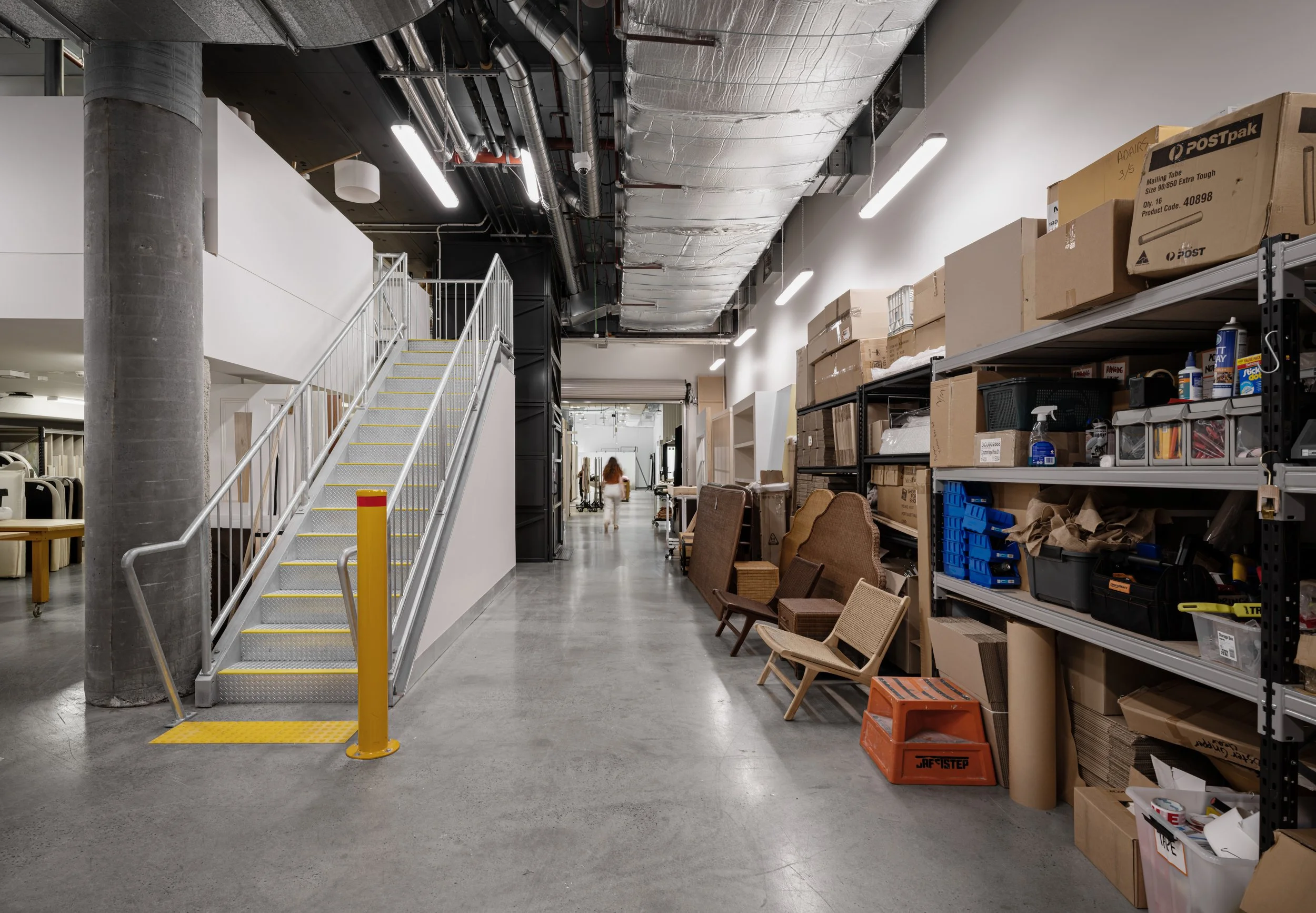  Staircase to mezzanine 