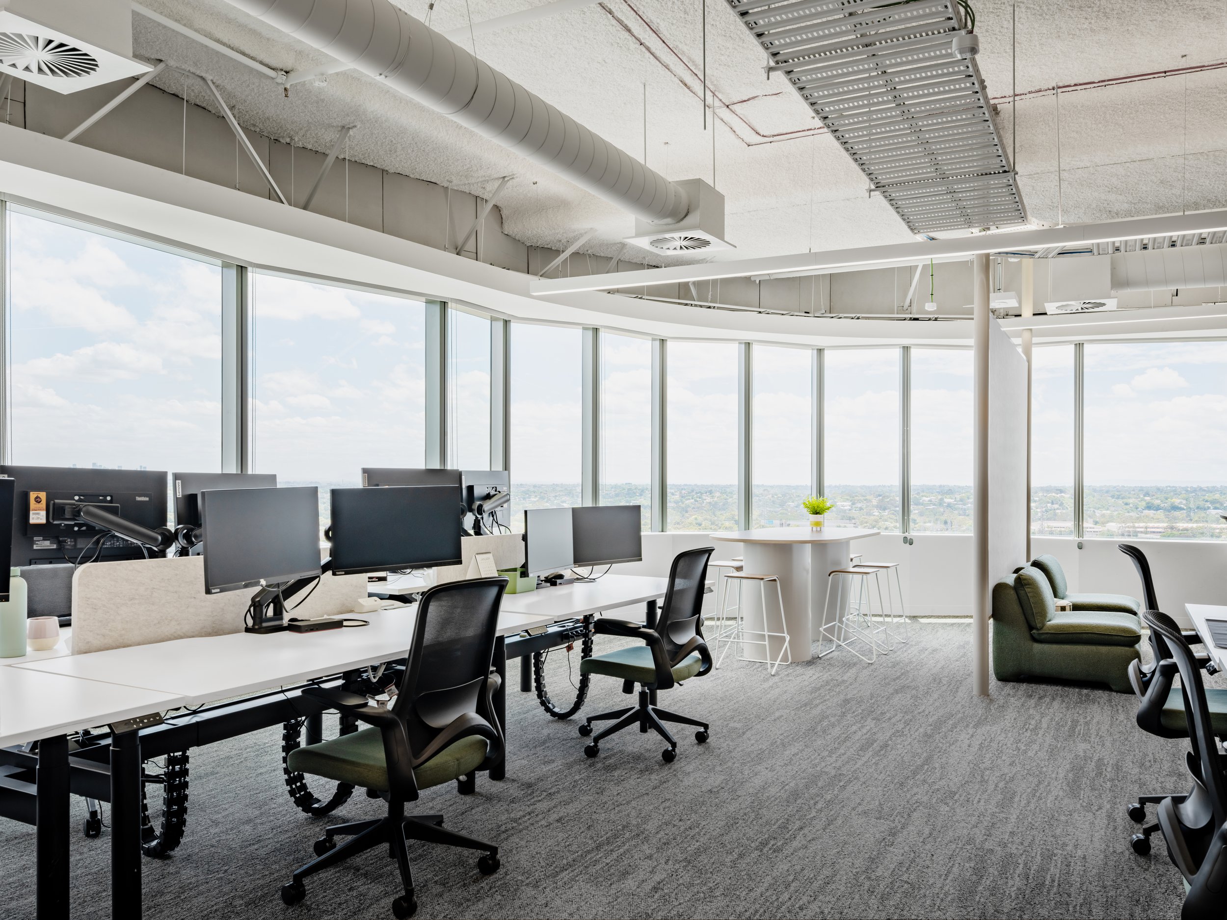 Workstations and brainstorming space