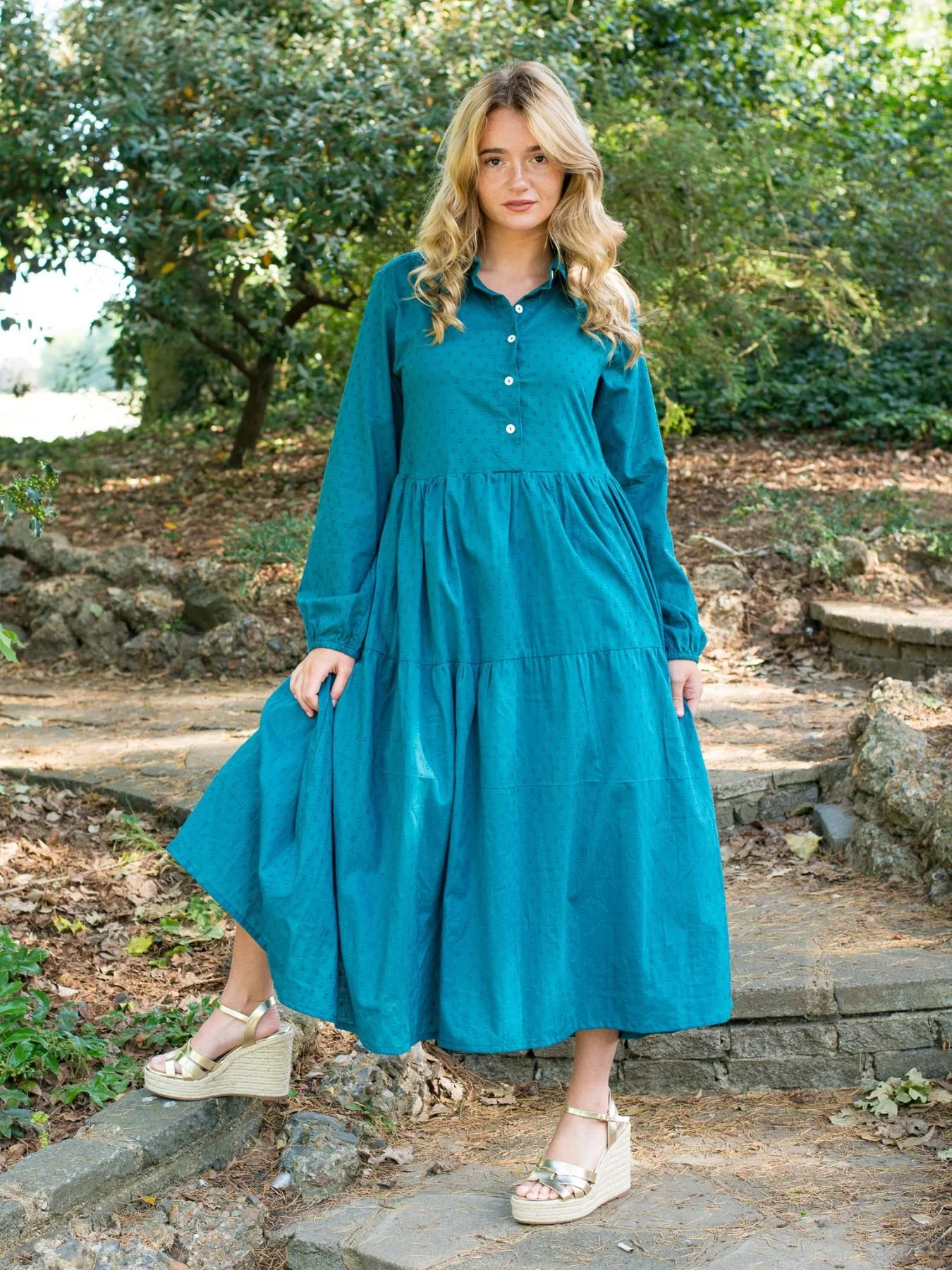 fairtrade-teal-cotton-shirt-dress.jpg