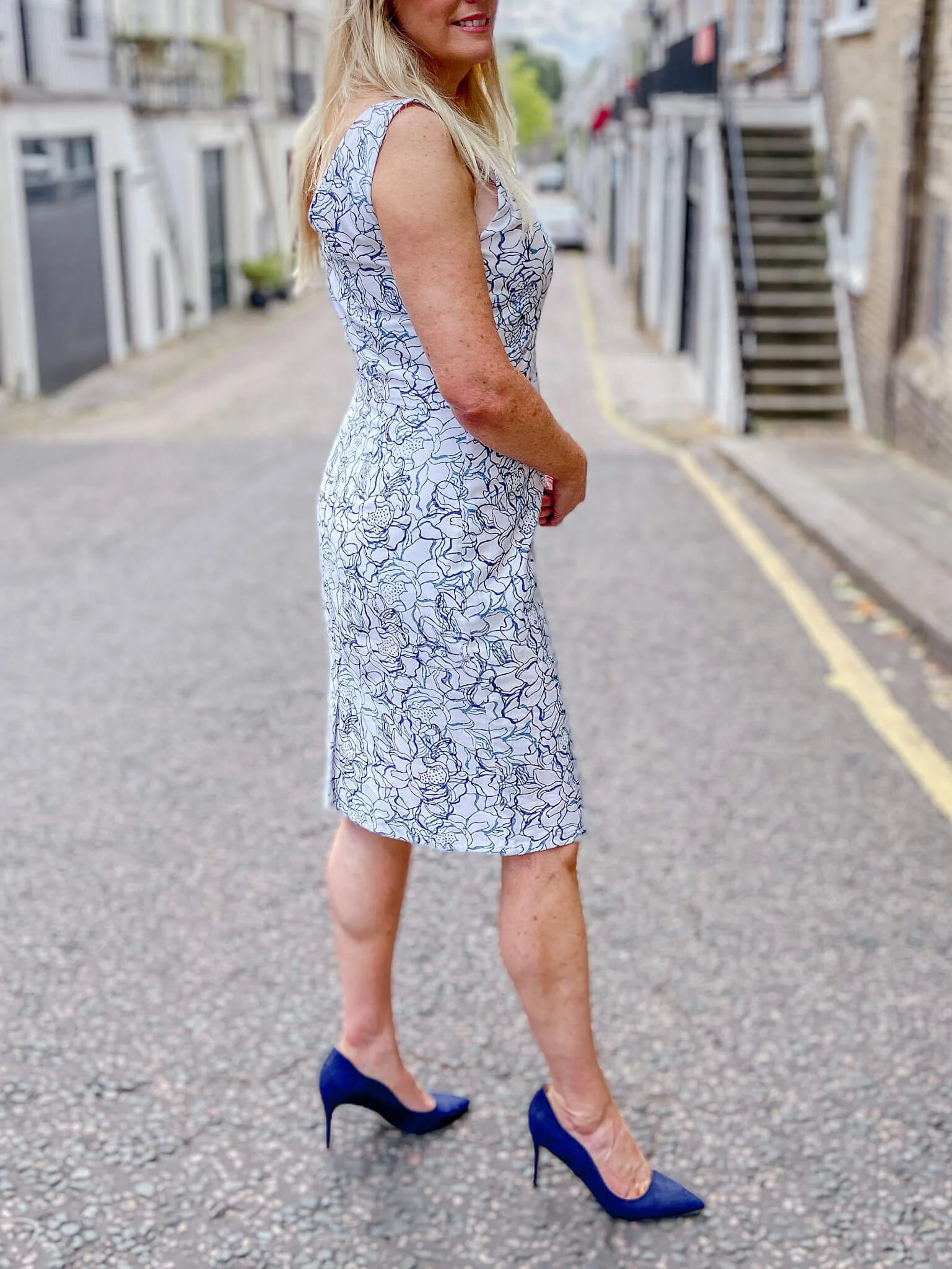 Sustainable organic cotton shift dress