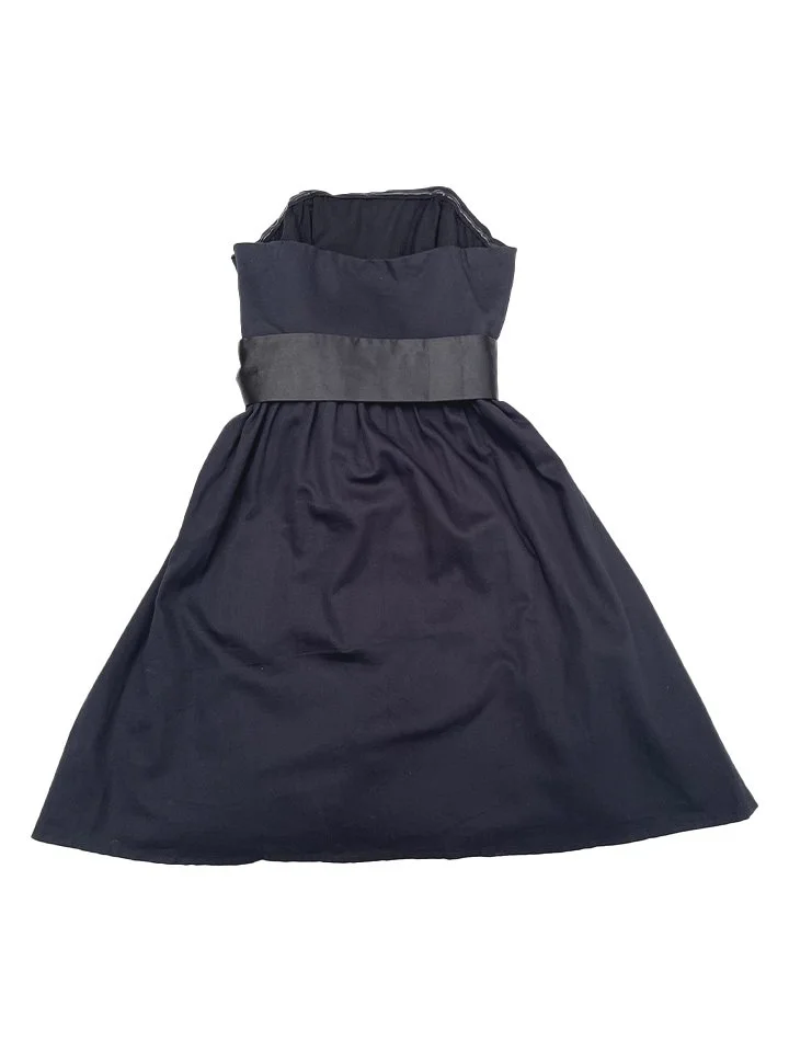 strapless open back dress Ellie Wilde Cotton Candy prom dress at XO by Sophia's