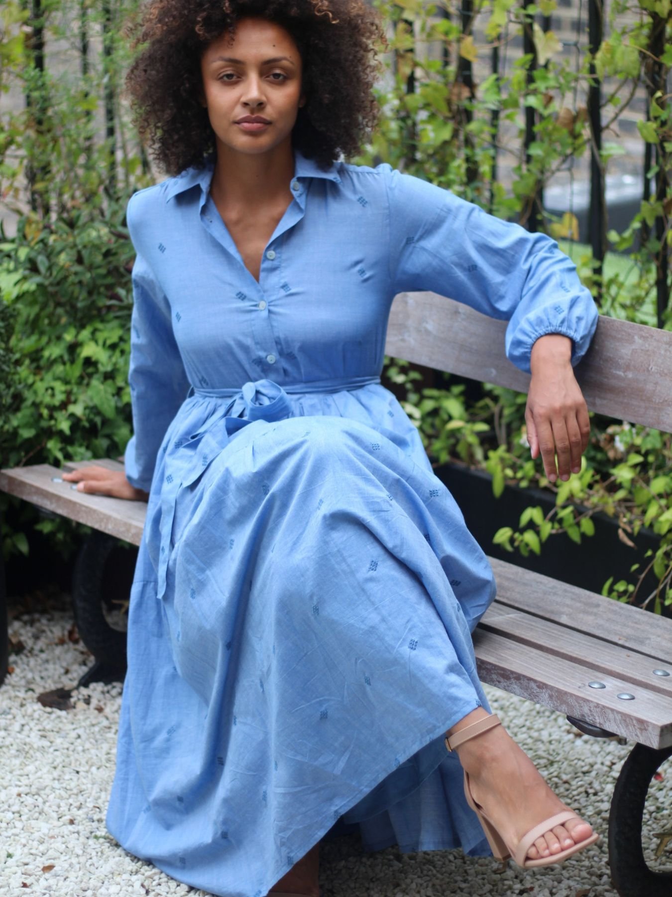 Ethical Fairtrade dresses | Sustainable long sleeve shirt dress  Jenerous