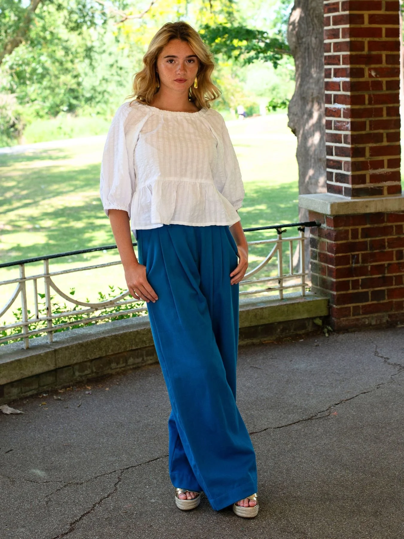 womens-sustainable-blue-organic-cotton-trousers-and-white-peplum-top.jpg