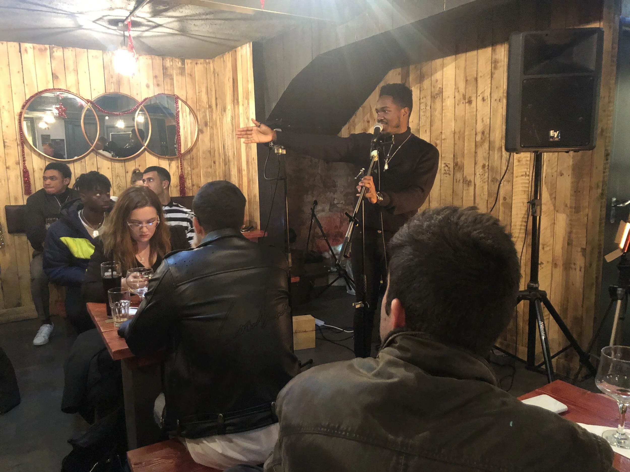 Yusuf Yahaya, hosting an “AfterDark” event in Sunderland.