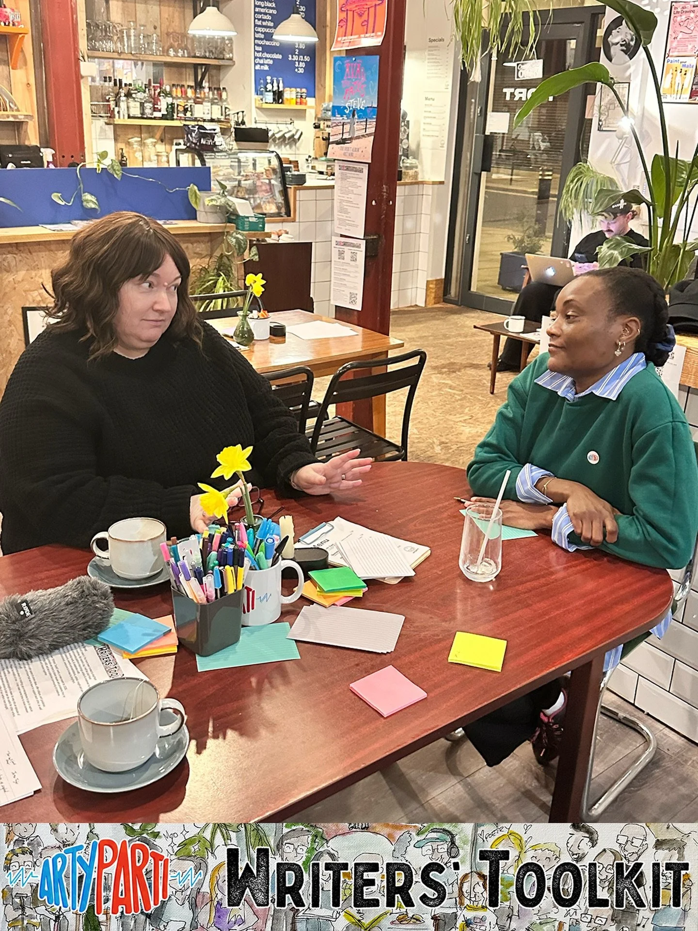 We held our first &ldquo;Writers&rsquo; Toolkit&rdquo; event this week 🎨🎉🎙️

Huge thanks to our attendees @written_from_theheart_sade, @carriemcgovernauthor, Ola, and Thomas - and of course to our regular favourite coffee spot @portindependent for