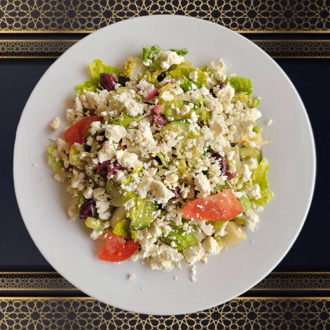 Beat the cold by coming in for a taste of the Mediterranean! Our delicious Greek Salad will have you thinking warm thoughts in no time.

We&rsquo;ll see you soon!