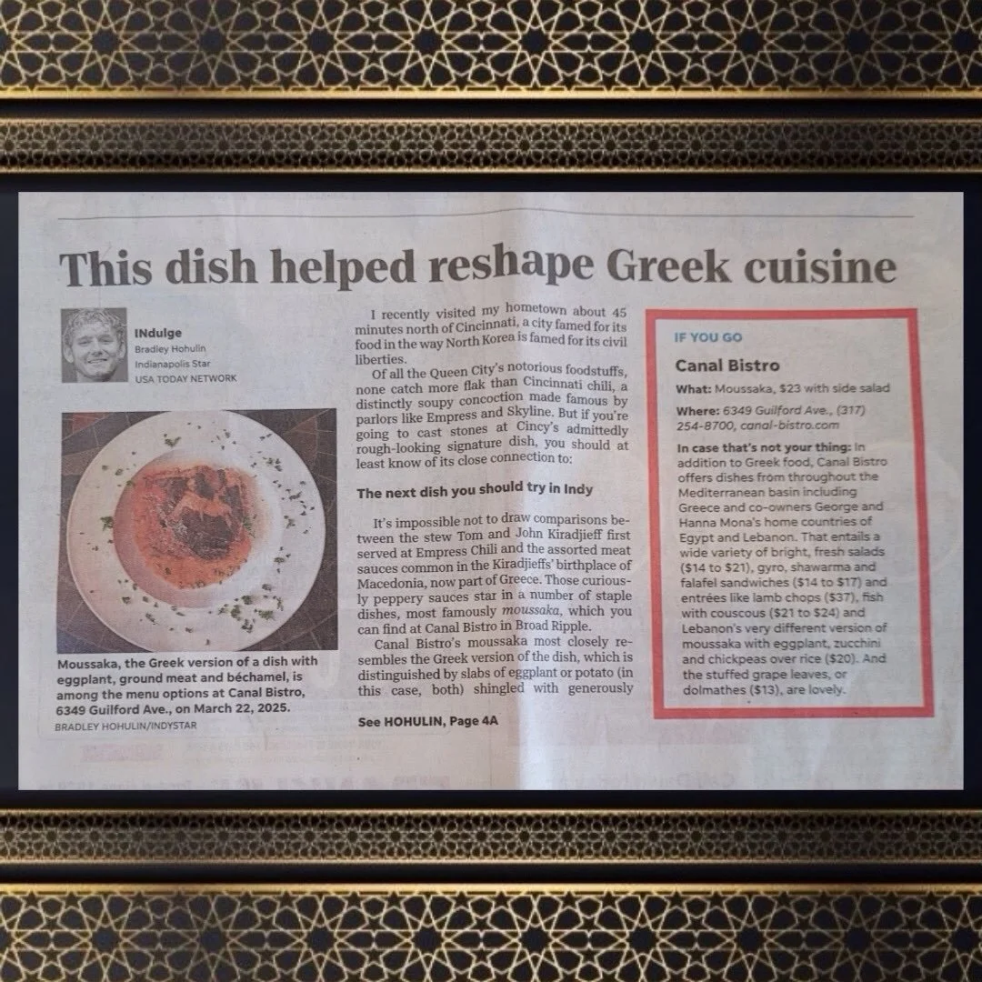 Thank you @indystar for the wonderful write-up mentioning our Moussaka in this last Sunday&rsquo;s edition! We feel honored that you think so highly of our Moussaka. (We love it, too! 😉)

For our Facebook friends, here is a link to the article: http