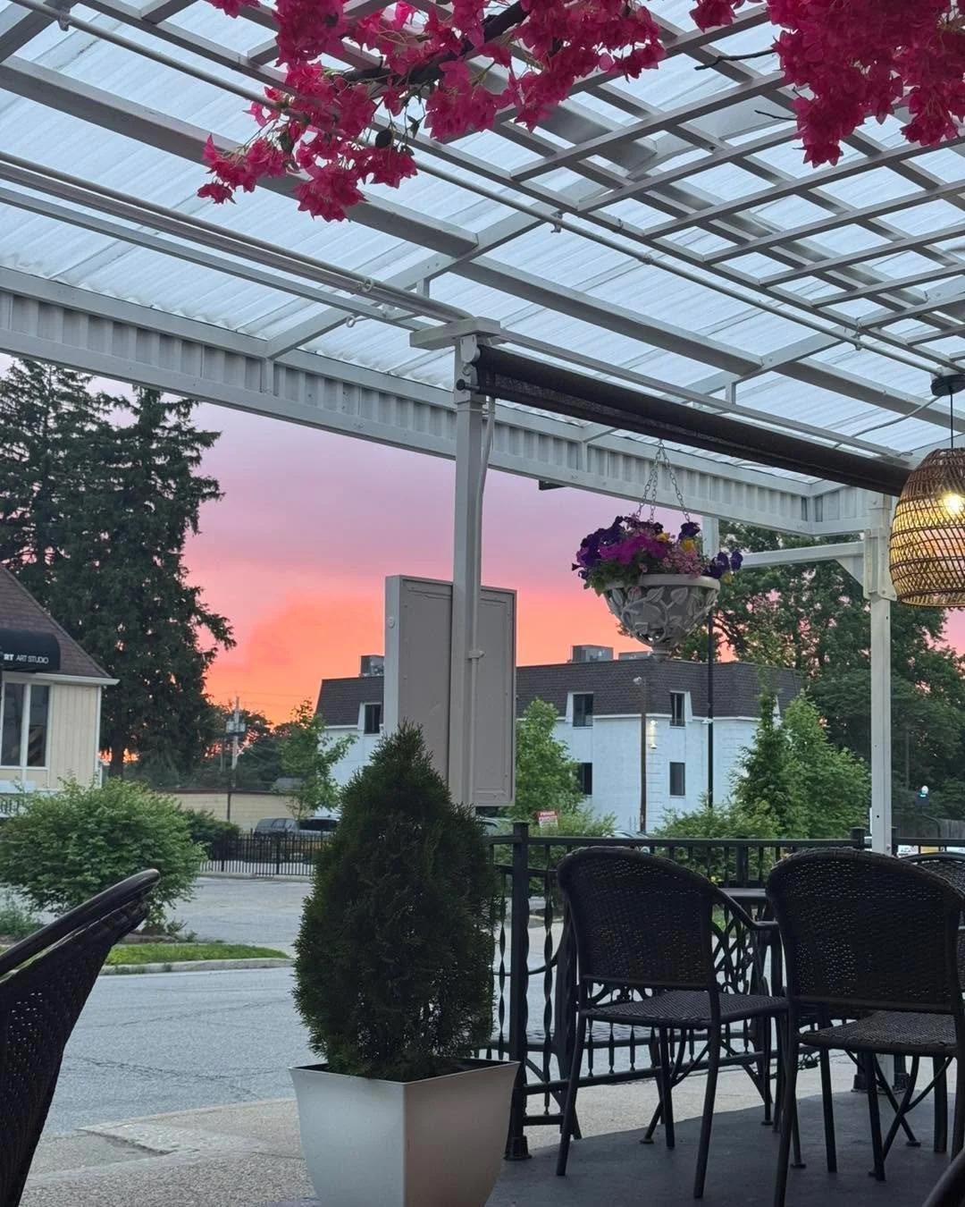 We&rsquo;ve been enjoying some beautiful sunsets from the patio this week!