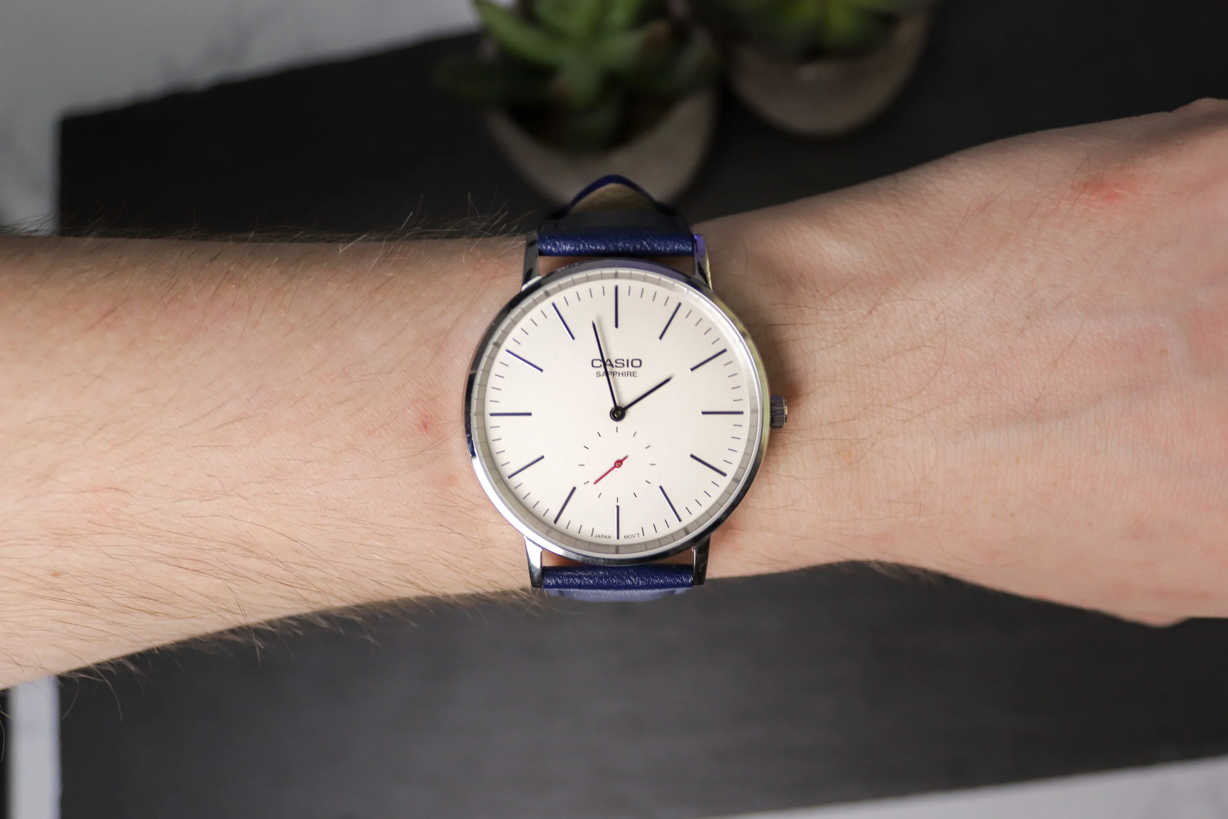 casio minimalist watch
