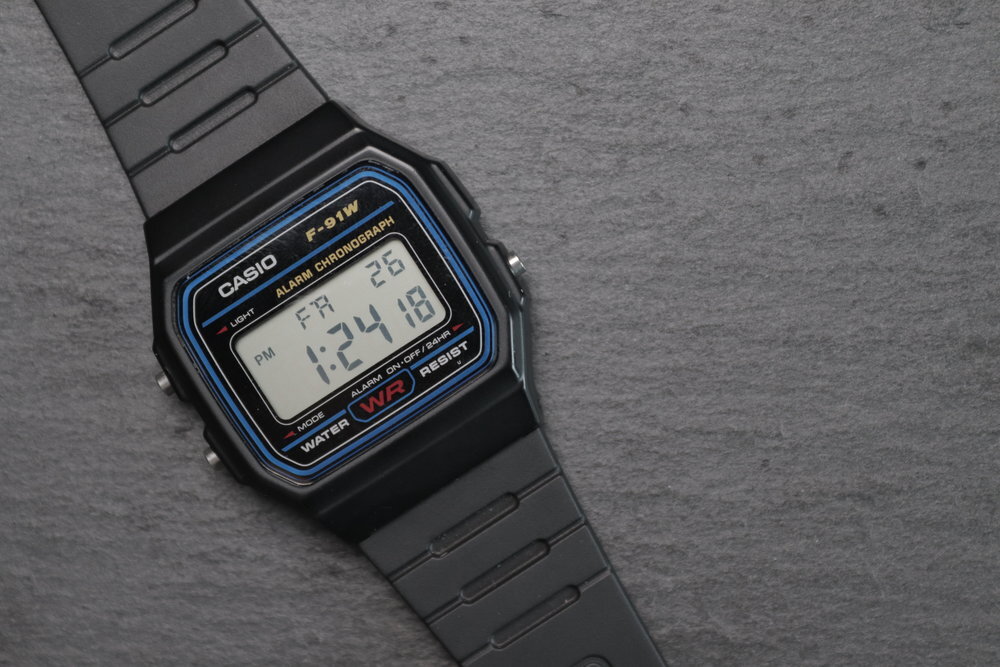 casio f91w water resistant depth