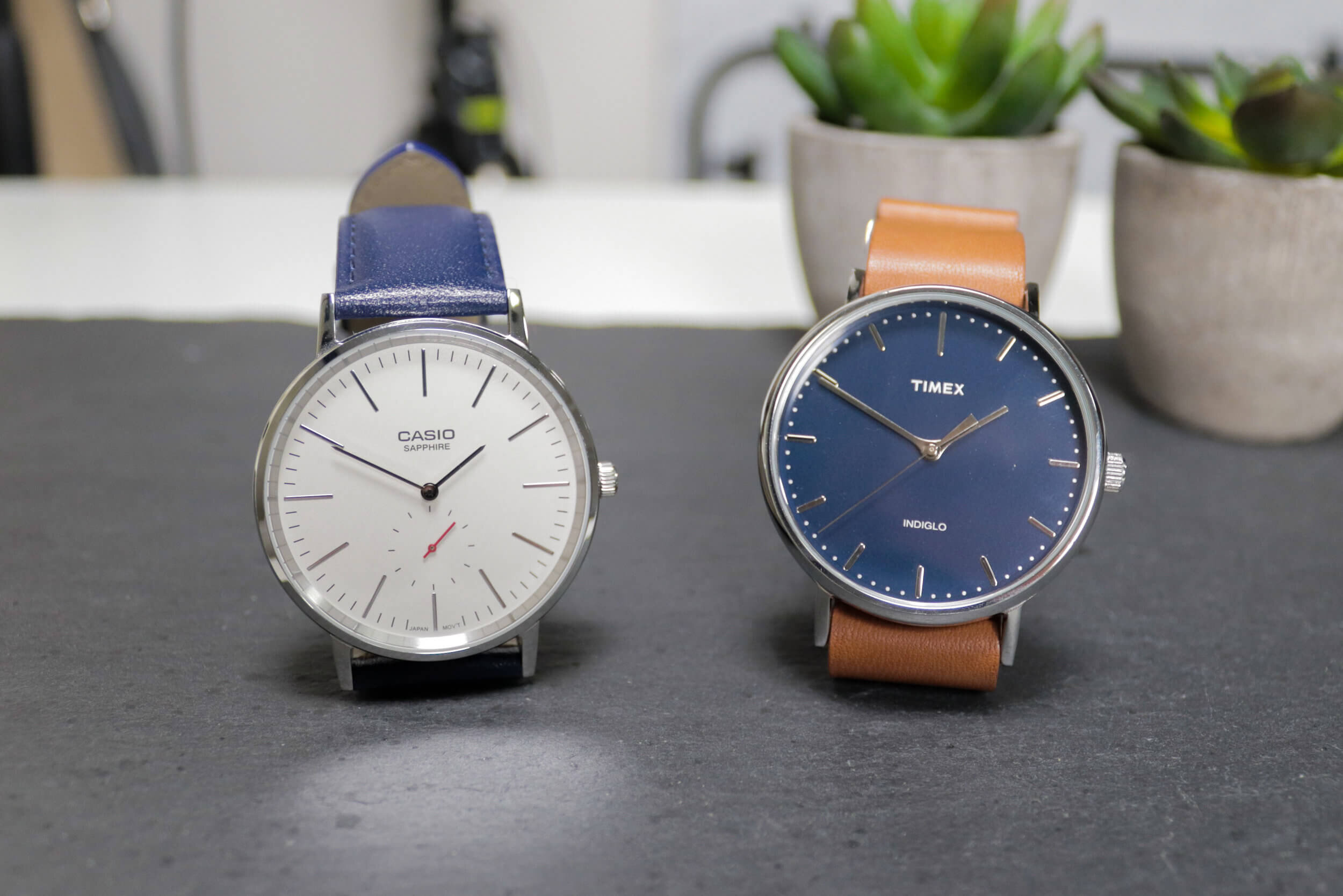 Best Minimalist Watch Under 100 Pounds? Timex Fairfield vs Casio Sapphire —  Ben's Watch Club