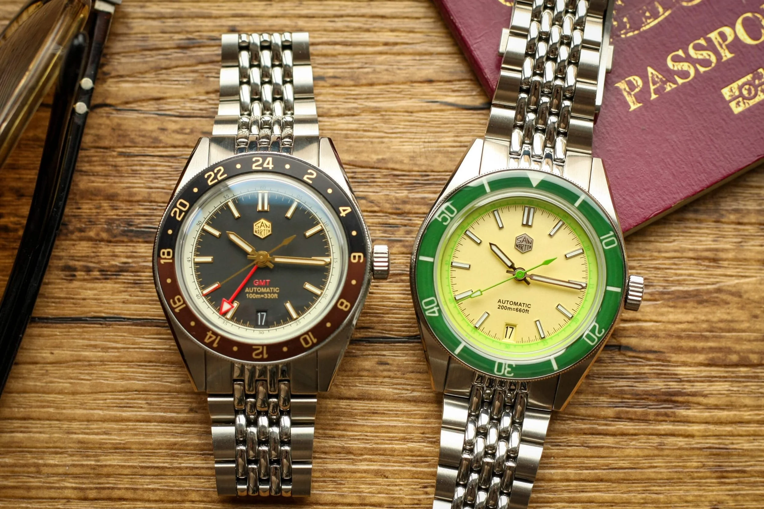 San Martin SN0116 Watch Review (B & GMT Style) | Better Than Swiss 