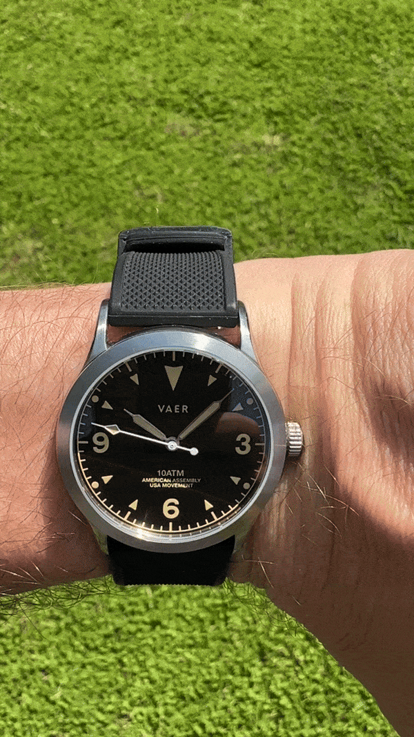 VAER C3 腕時計 ステンレススチール VAER | C3 Design Navy: 10ATM, Sapphire Glass, USA Assembled