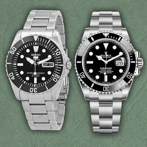 Arriba 38+ imagen seiko watch looks like rolex