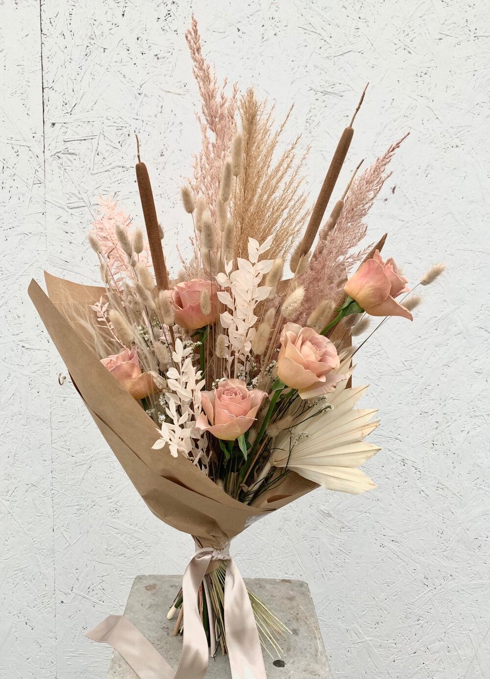 Fresh And Dried Hand Tied Bouquet